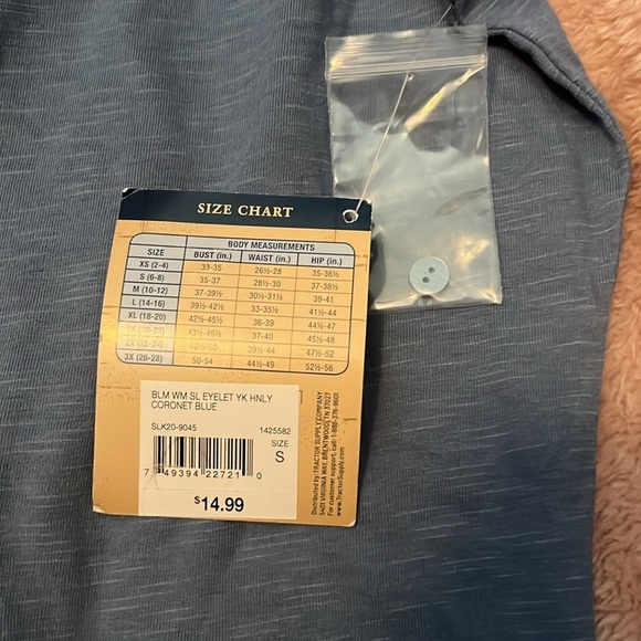 Blue Mountain Sleeveless Lace Top Tank Blue - Picture 3 of 7